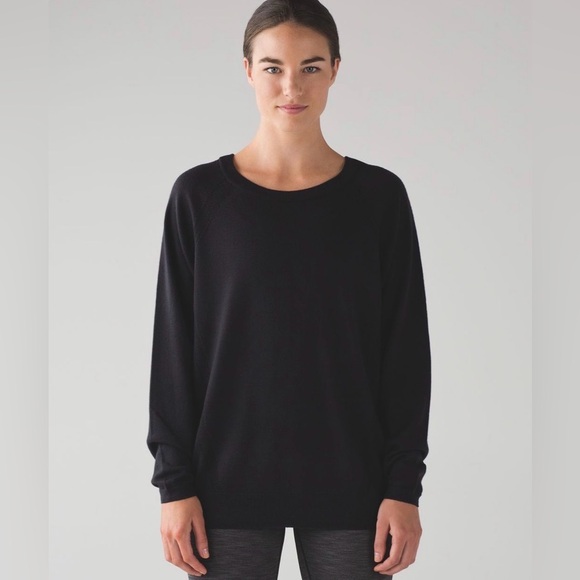 Lululemon Rising Salutation Sweater Black - Picture 1 of 4
